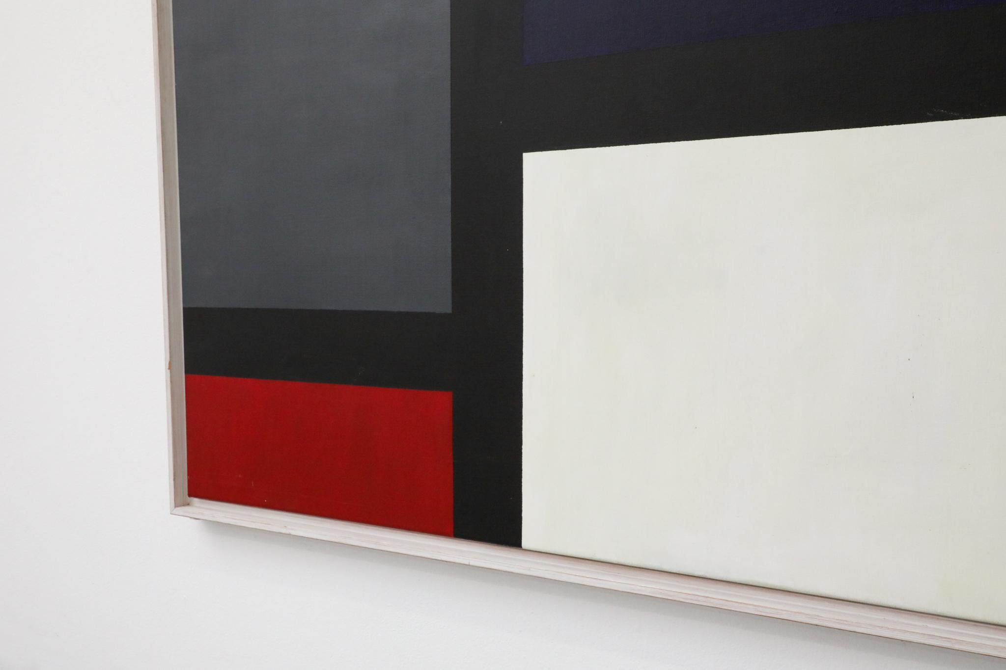 XL Mondrian Inspired Abstract Painting, 'Olympus's Roep', 2002 For Sale 5