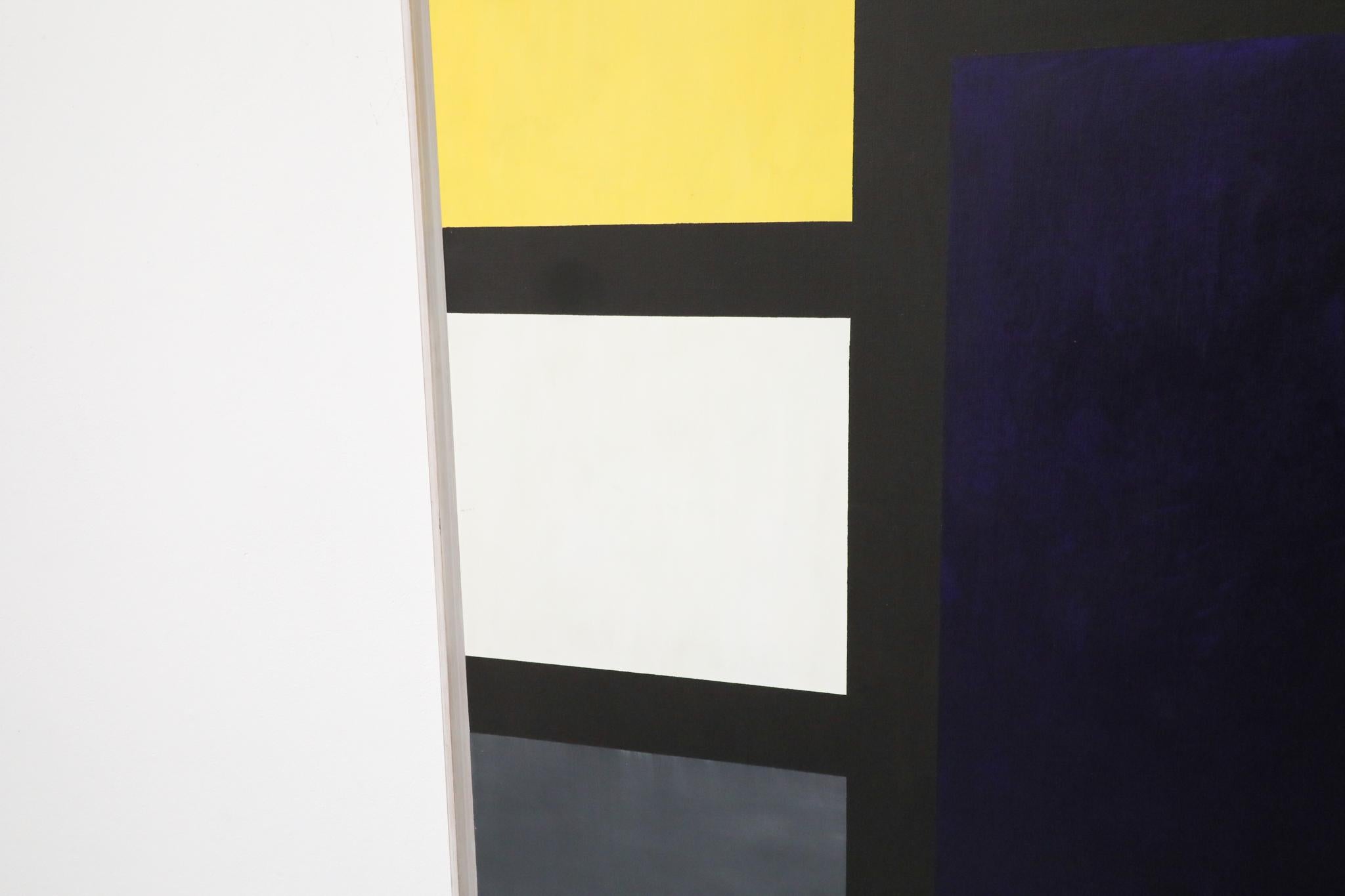 XL Mondrian Inspired Abstract Painting, 'Olympus's Roep', 2002 For Sale 6