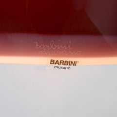 Extra Large Murano Glass Pendant Lamp by A. Barbini