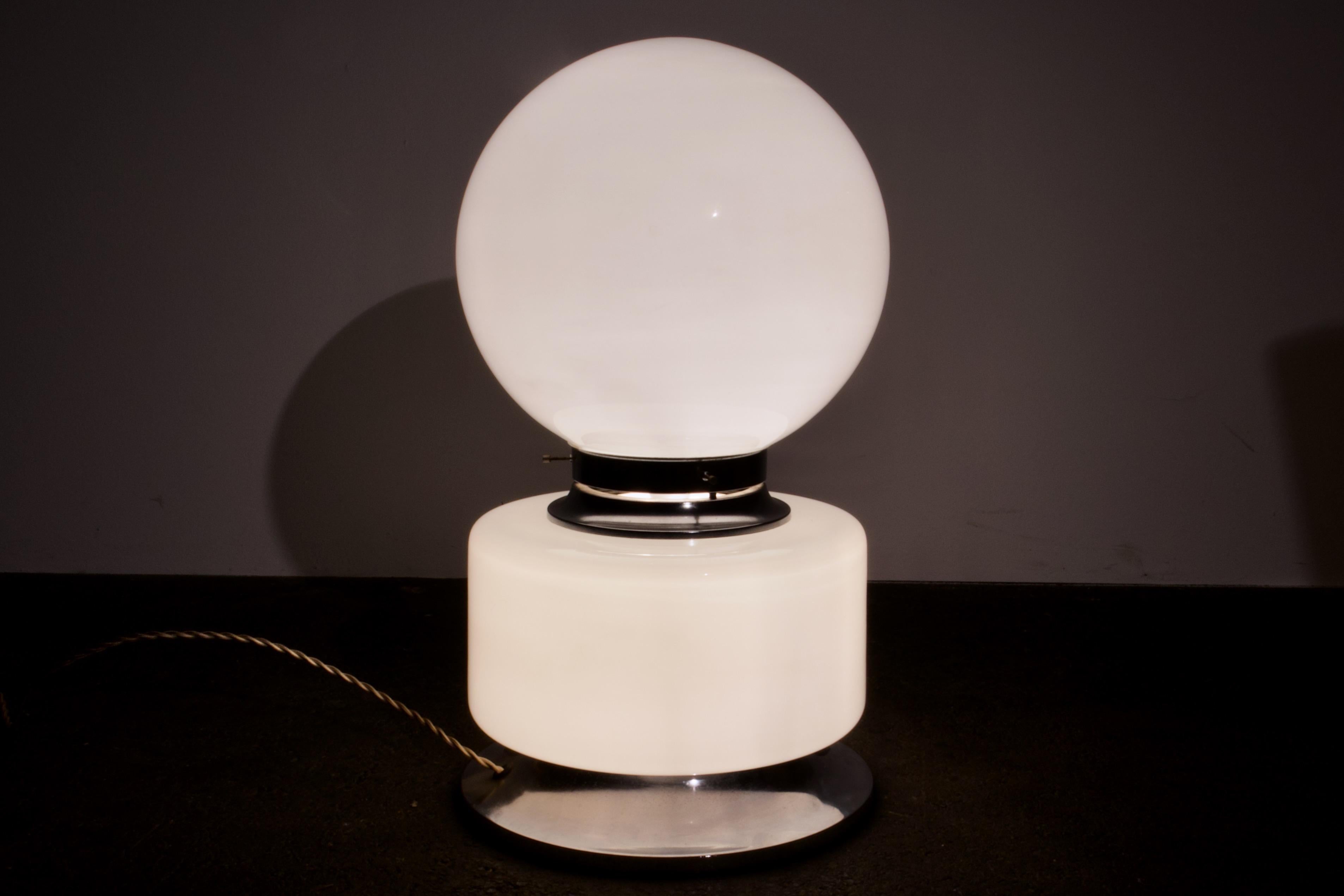 Mid-Century Modern XL Murano Glass UFO Floor Lamp, Carlo Nason Mazzega Italy 1970s For Sale