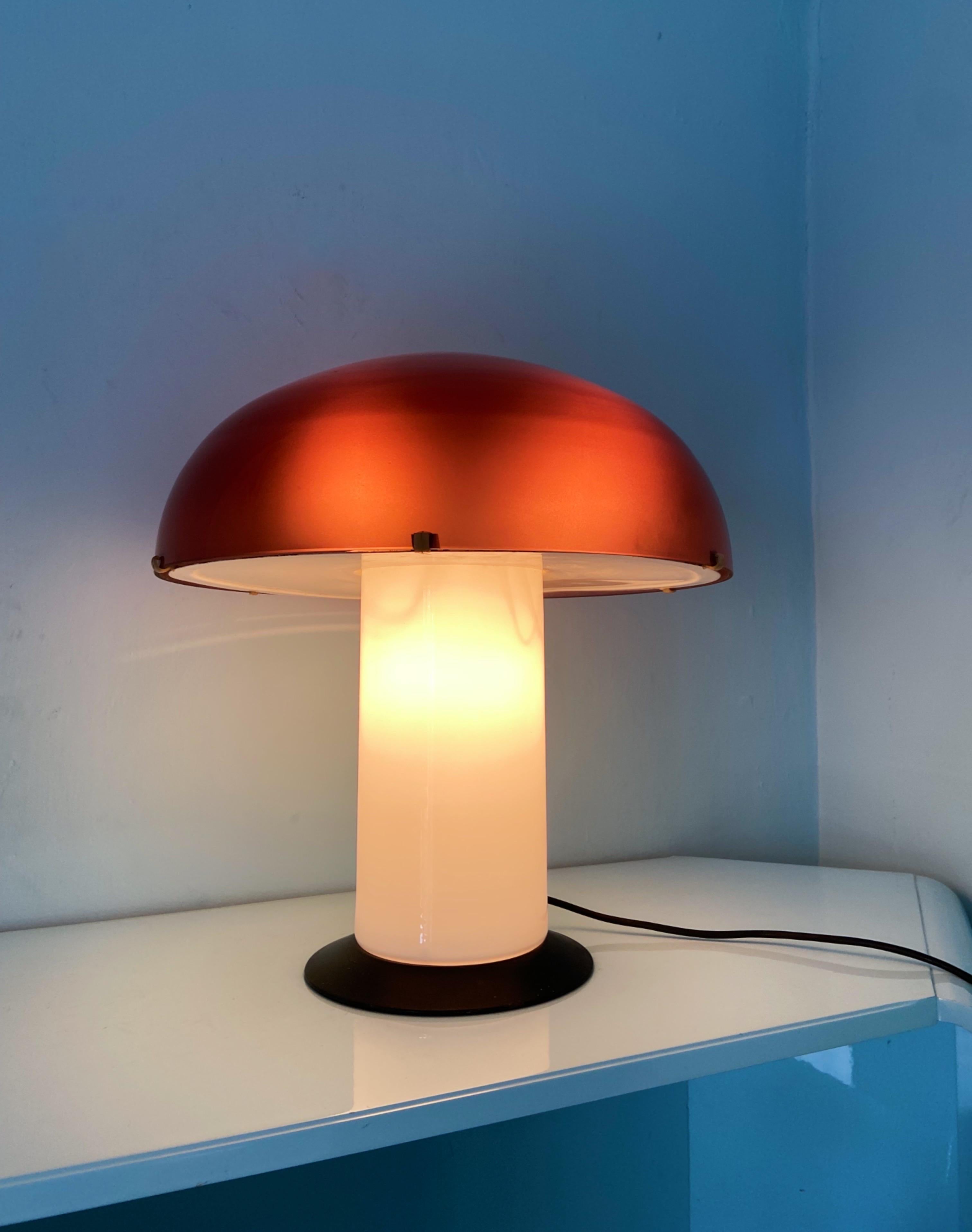 Xl Murano Mushroom Table Lamp Designed by Federico De Majo 1