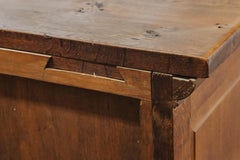 XL Oak Credenza From France, Circa 1960