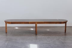 Table de salle à manger XL en Oak de France, Circa 1960