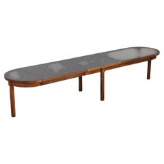 Table de salle à manger XL en Oak de France, Circa 1960