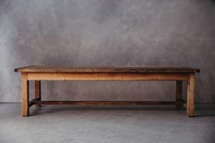 XL Oak Monastery Table From France, Circa 1880
