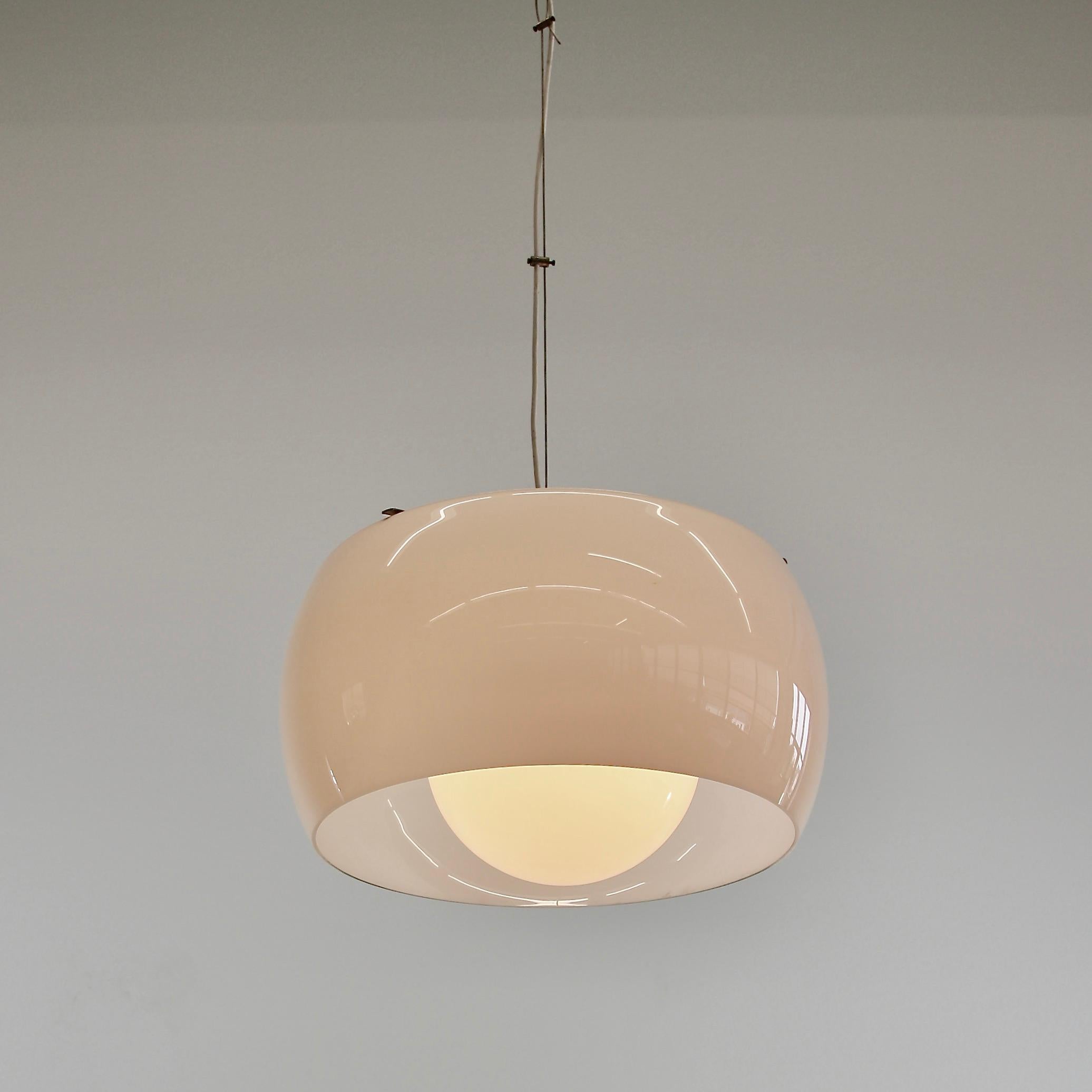 Mid-20th Century Xl Omega Hanging Lamp by Vico Magistretti, 1962