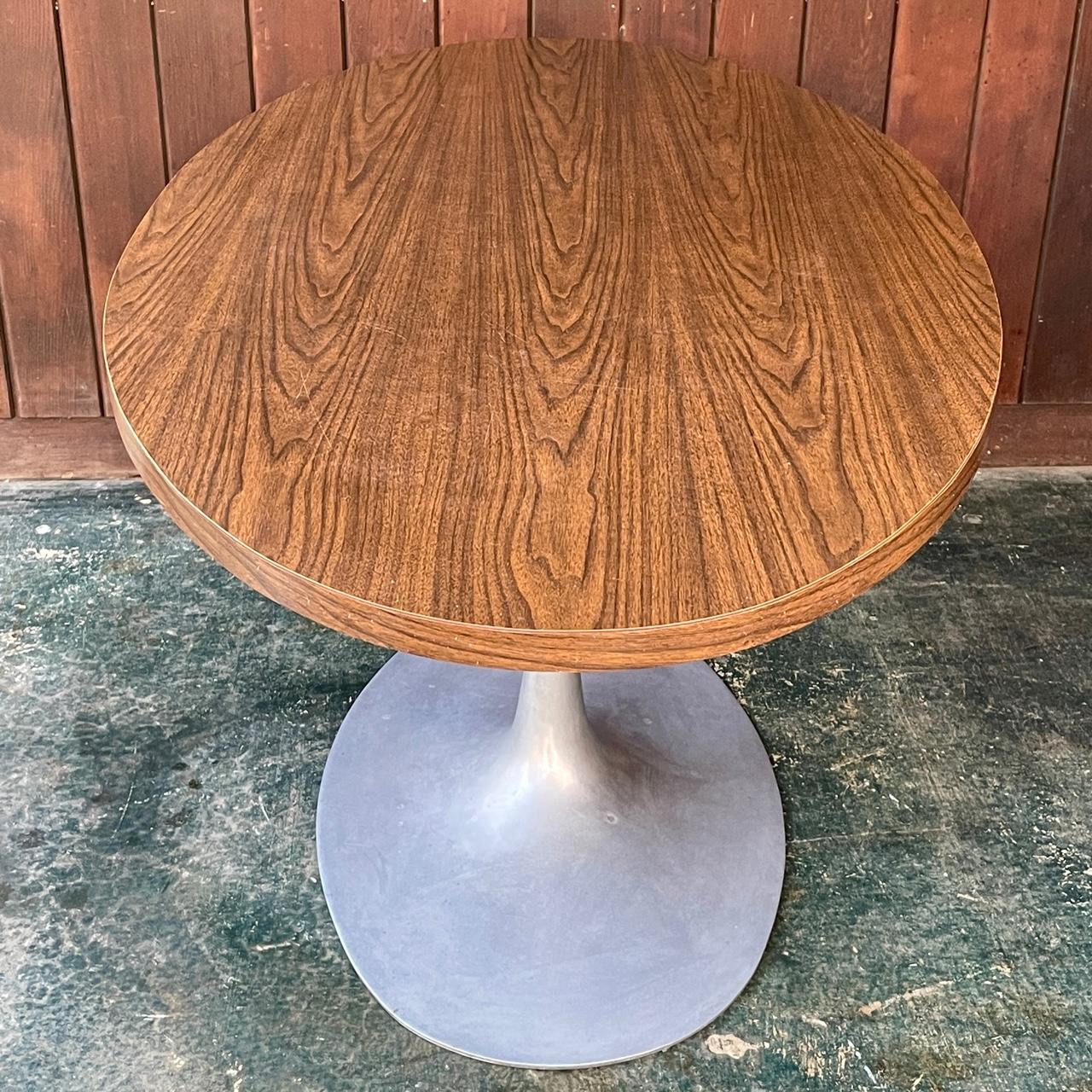 Machine-Made XL Oval Tulip Dining Table Space Age Jetsons Vintage Mid-Century Burke Arkana For Sale