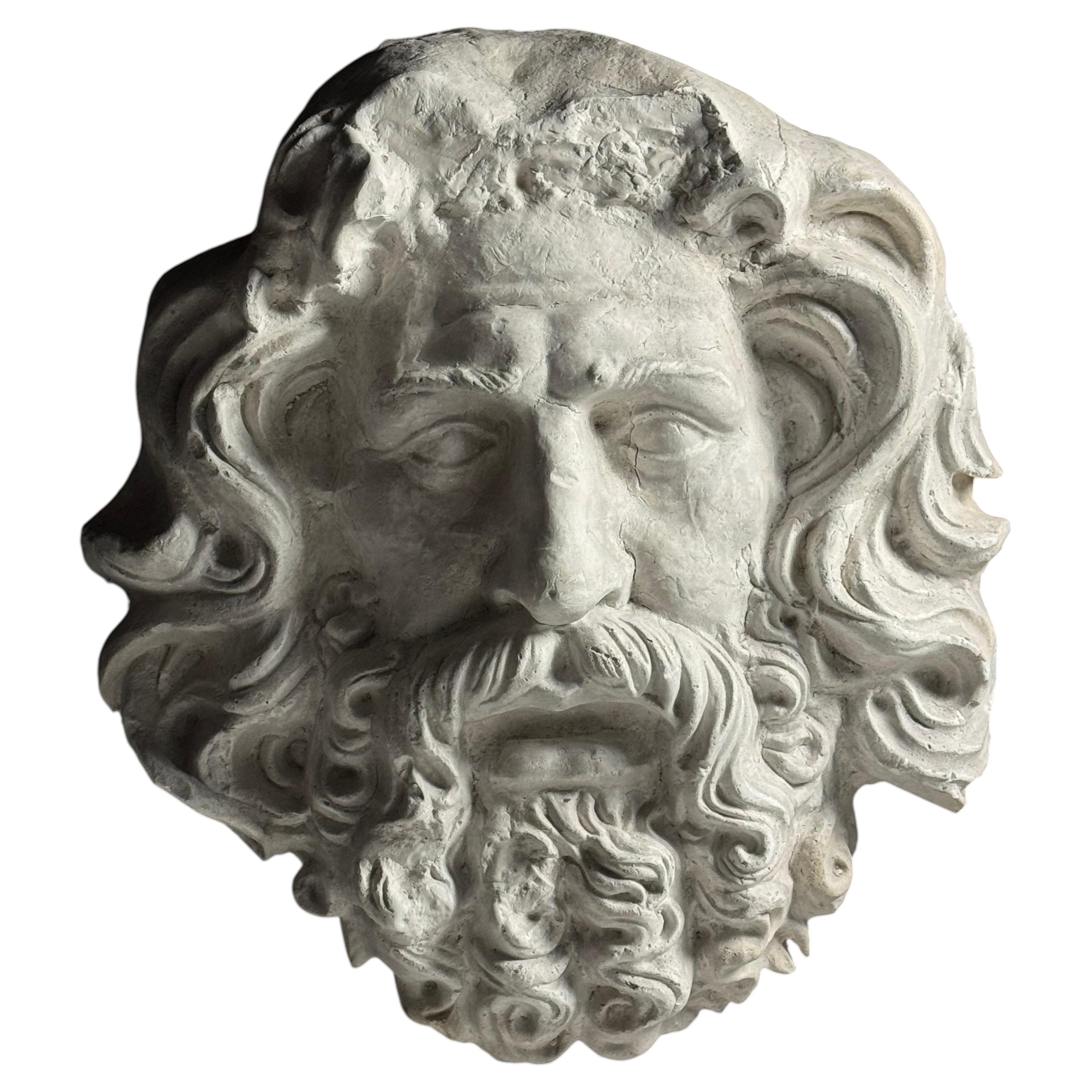 XL oversized Zeus head (plaster)