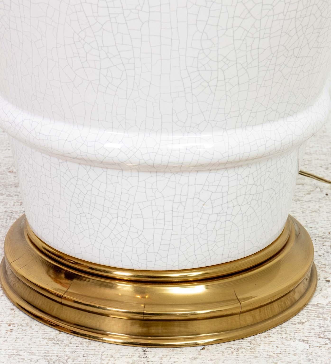 Lámpara de mesa XL Paul Hansen Crackle Glazed en venta 1