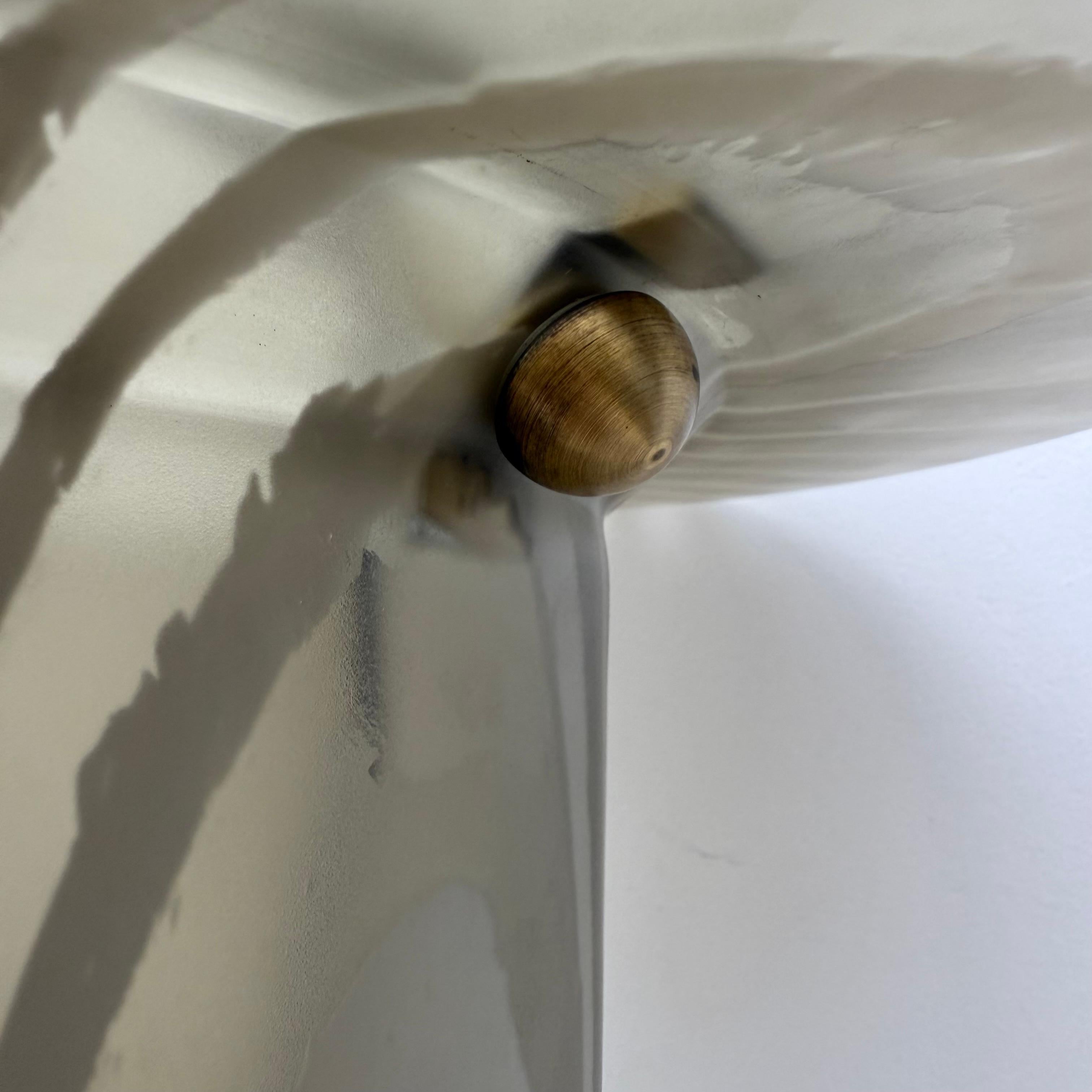 Lampada da tavolo Xl Peil & Putzer Mushroom Zebra , anni '70 in vendita 9