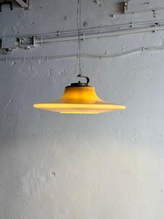 XL Peill & Putzler UFO Pendant Mocha Glass Lamp