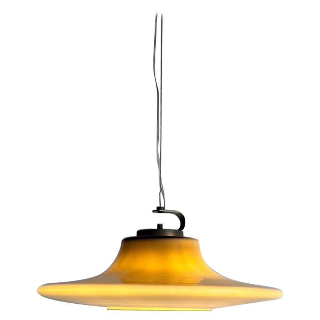 XL Peill 
Putzler Lampada a sospensione UFO in vetro moka in vendita