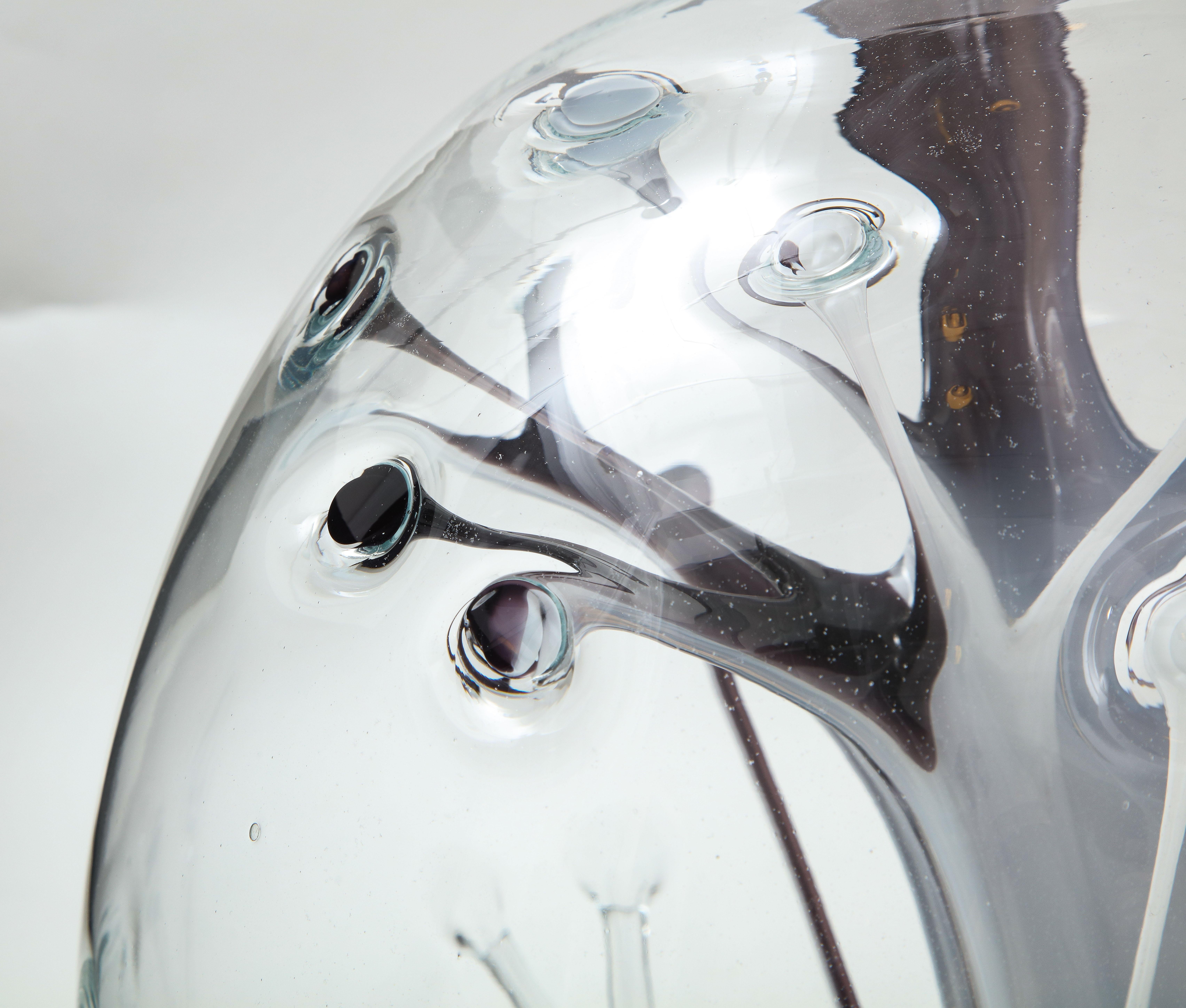 XL Peter Bramhall Glass Sculpture. For Sale 3