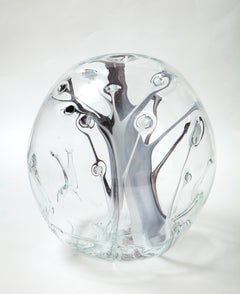 XL Peter Bramhall Glass Sculpture.