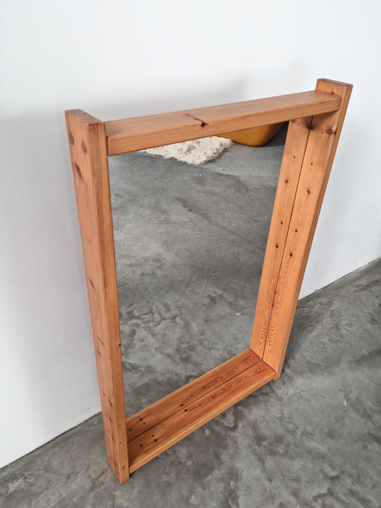 Miroir en pin XL, 1970 en vente 2