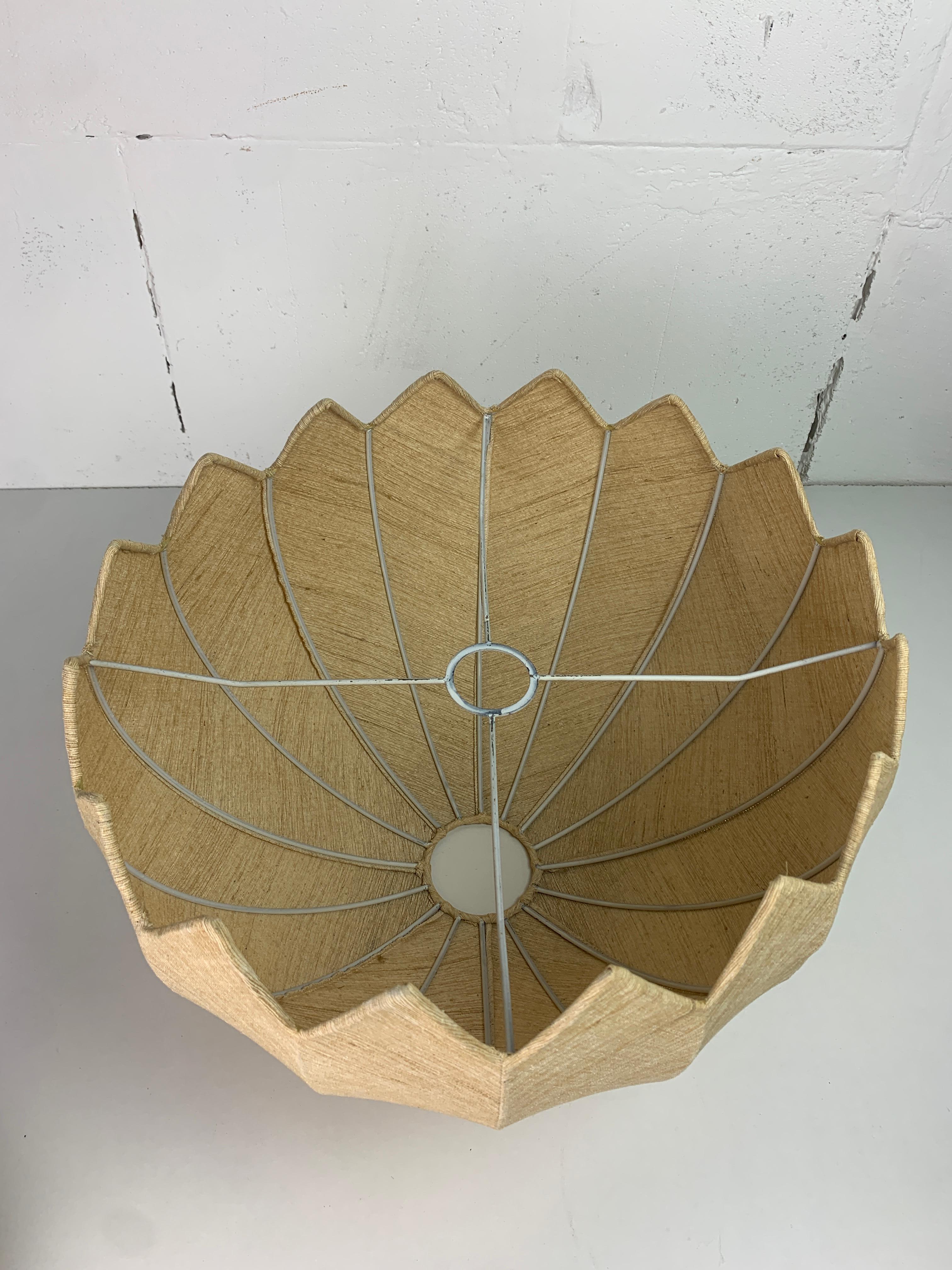 Lampada a fungo da tavolo XL in legno di pino di Temde Switzerland, anni '70 in vendita 7