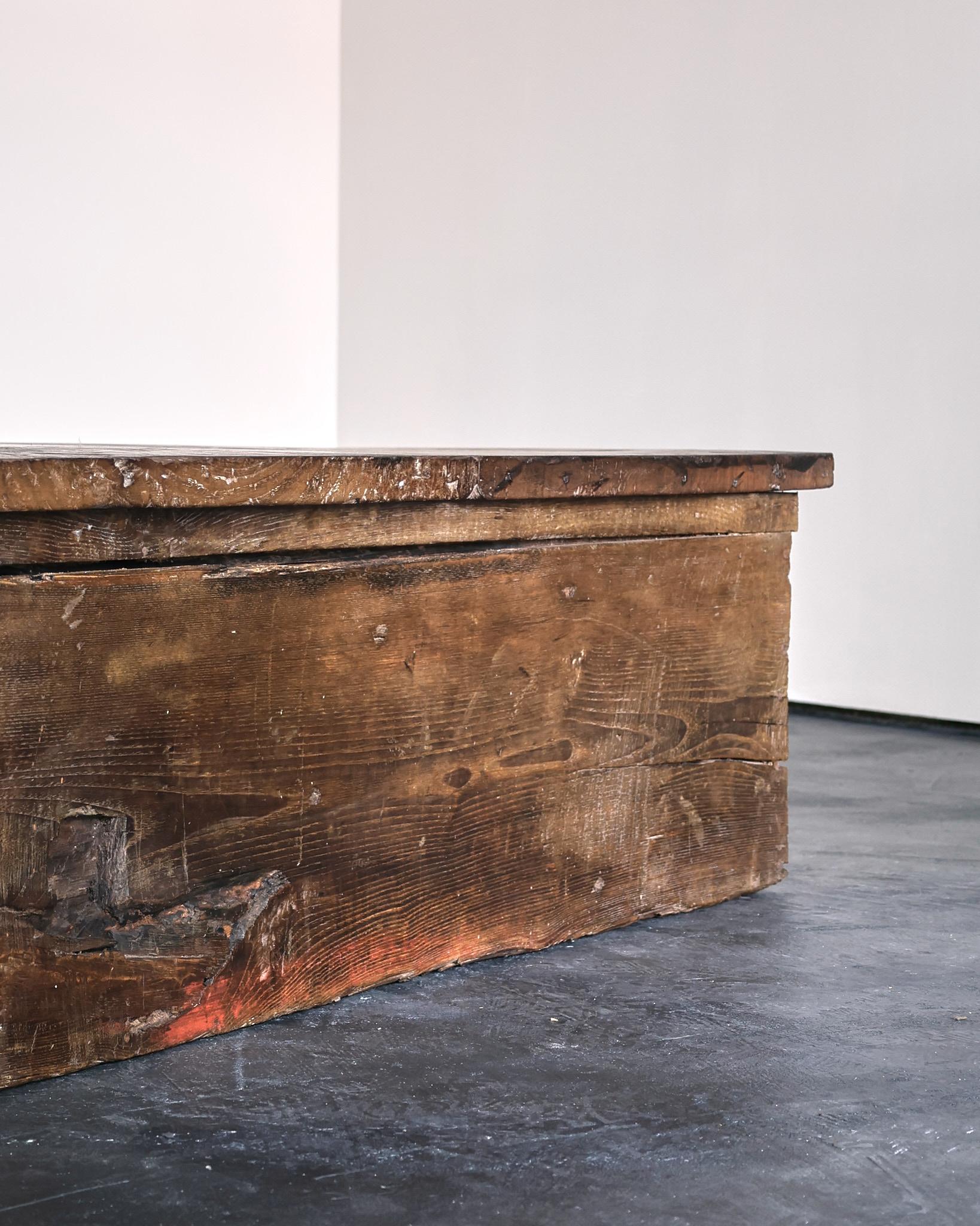 XL Primitive 18th C. Portuguese Coffee Table 3