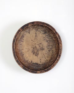 XL Primitive Carved Cedar Japanese Bowl (2)