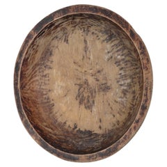 XL Primitive Carved Cedar Japanese Bowl (2)