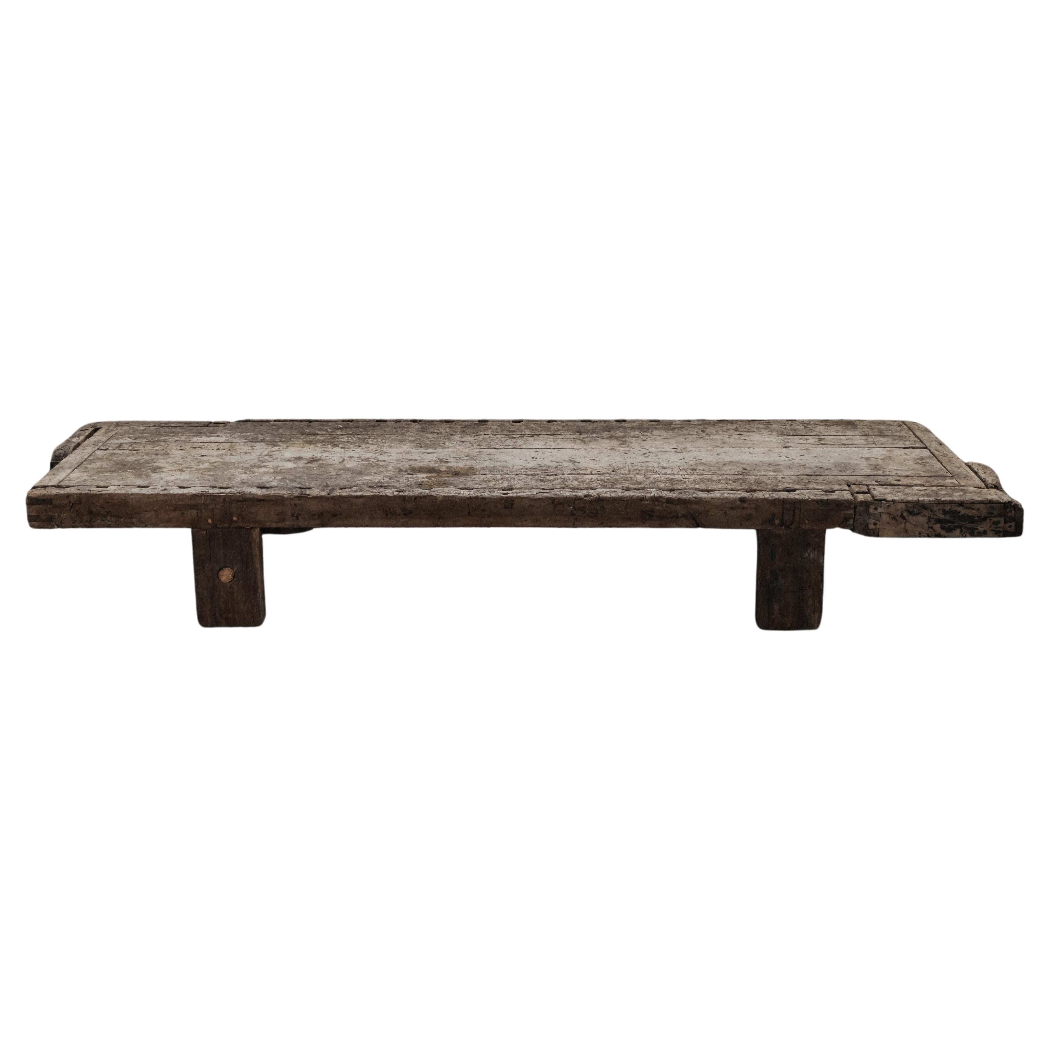 XL Primitive Coffee Table From France, Circa 1900 For Sale
