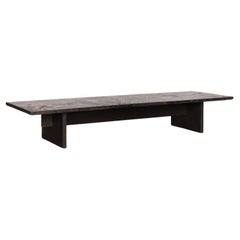 XL Primitive Low Table In Dark 18th C. Portuguese Chestnut