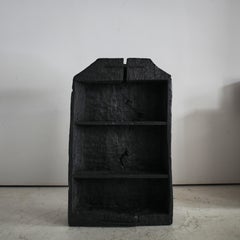XL Primtive Charred Transylvanian Dug-Out Shelves Wabi Sabi