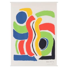 Extra Large Print on Canvas of Sonia Delaunay by Jacques Damase, 1992