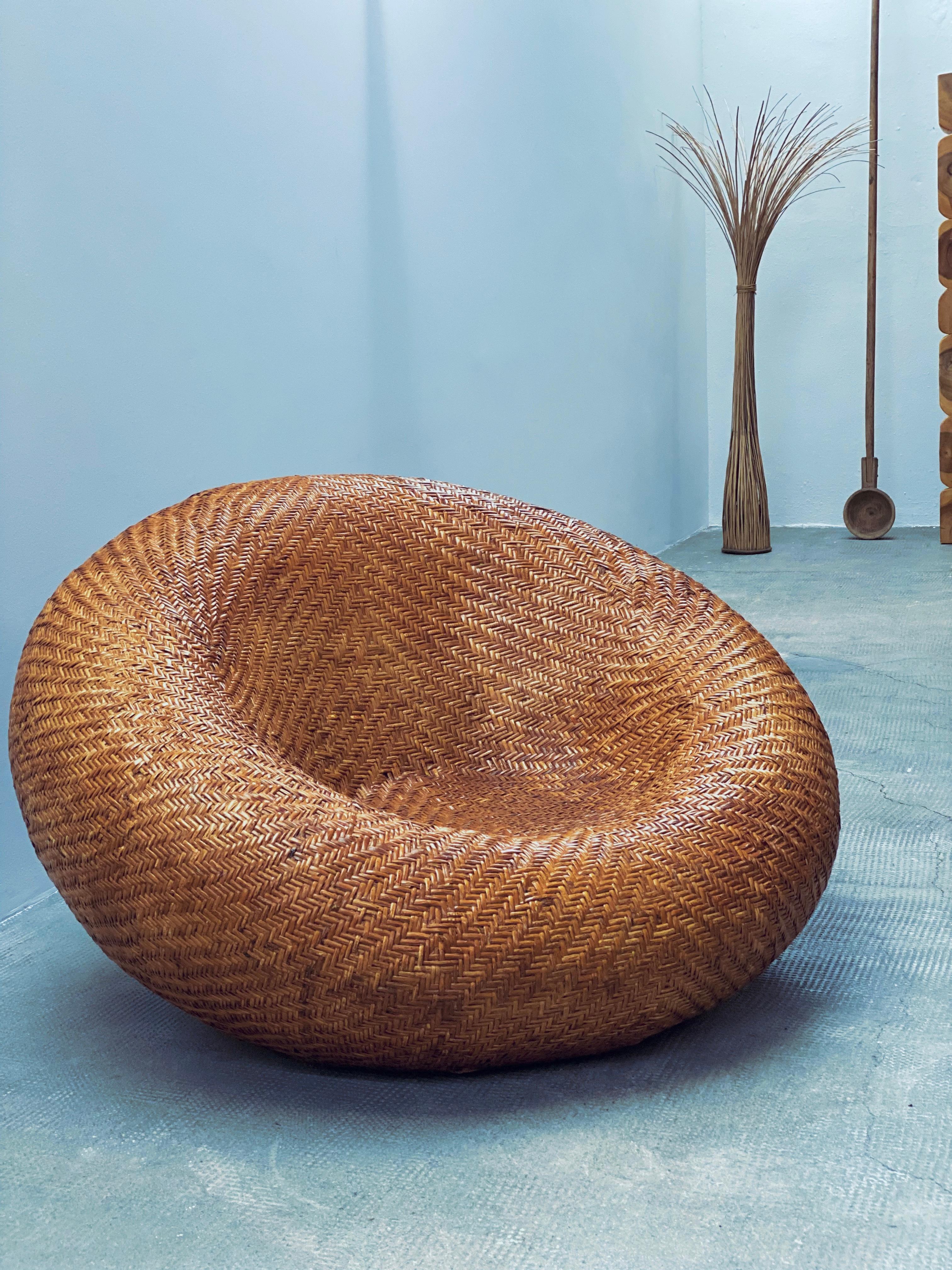 Métal XL Rattan Geflecht 
