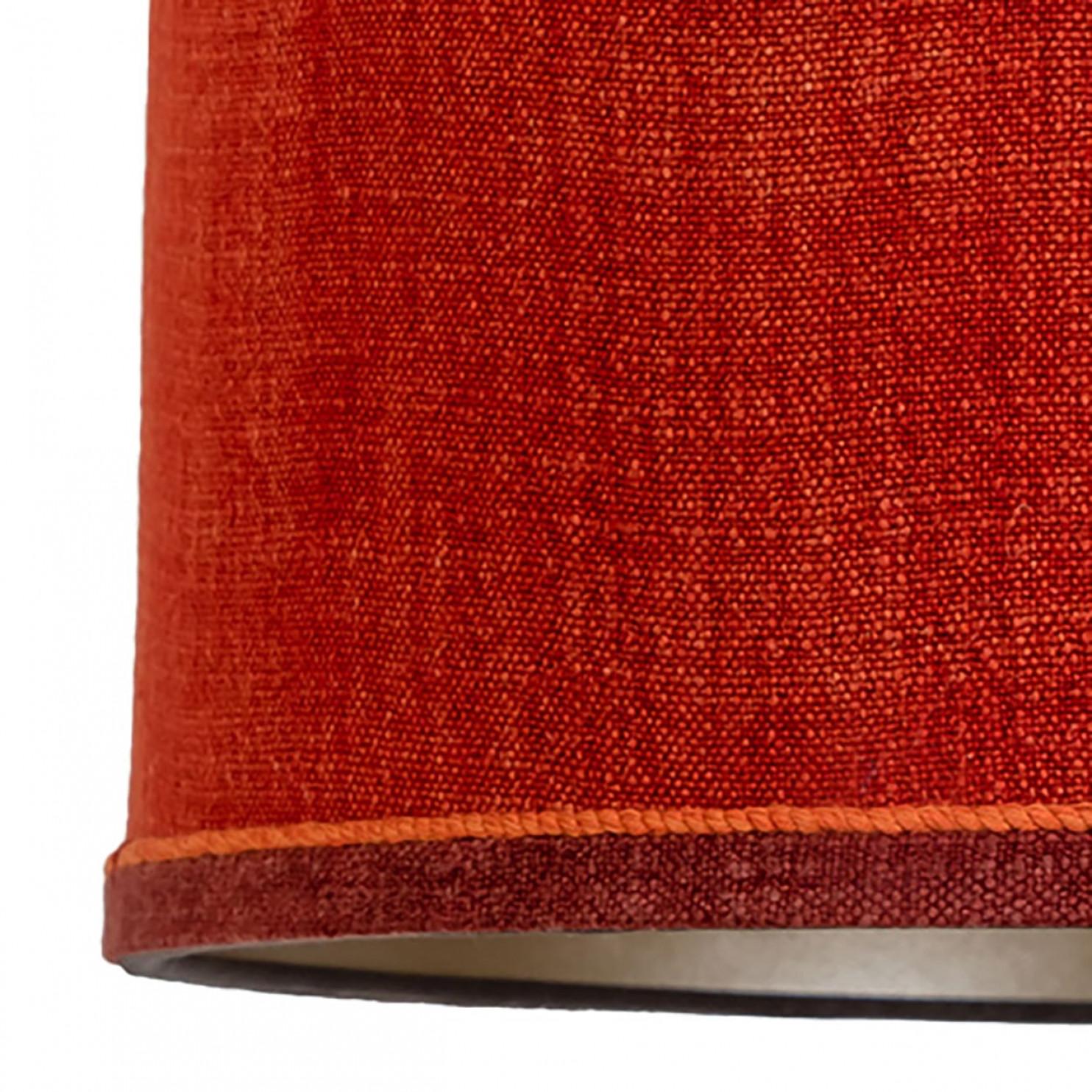 Lampe de bureau XL en céramique rouge taupe, Allemagne en vente 5