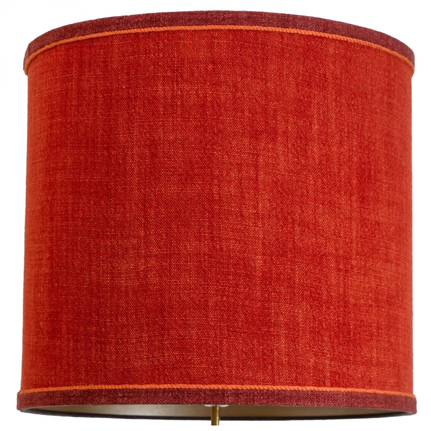 Allemand Lampe de bureau XL en céramique rouge taupe, Allemagne en vente