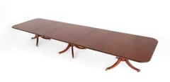 XL Regency Dining Table 18 Seater Extending Mahogany