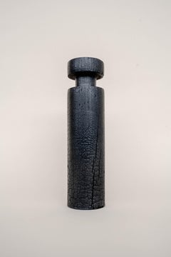 XL Revolved Burnt Beech Vase by Daniel Elkayam