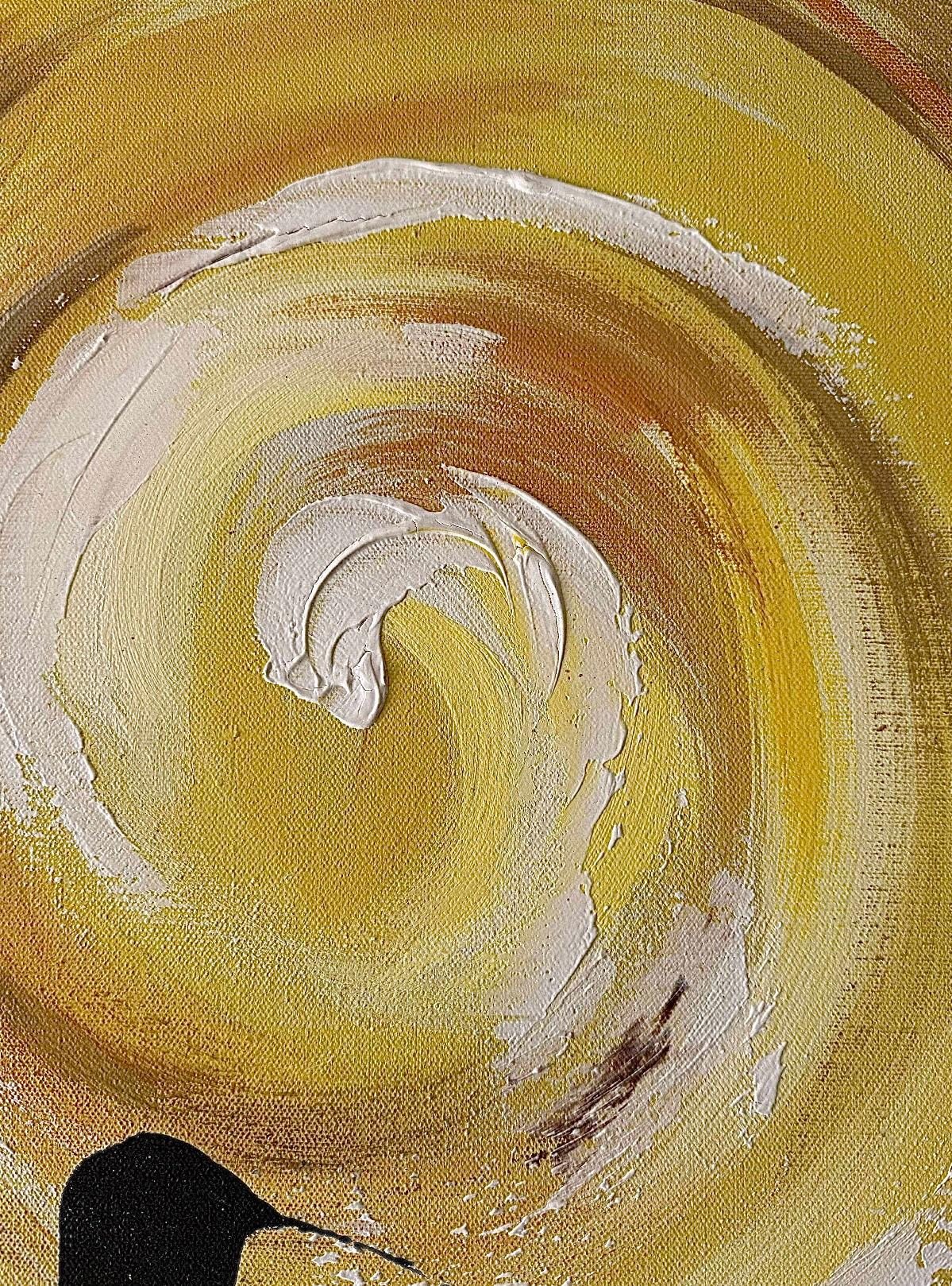 XL Robert McCaine style Mid Century Modern Shore Birds Nautical Painting Warren Bon état - En vente à St.Petersburg, FL