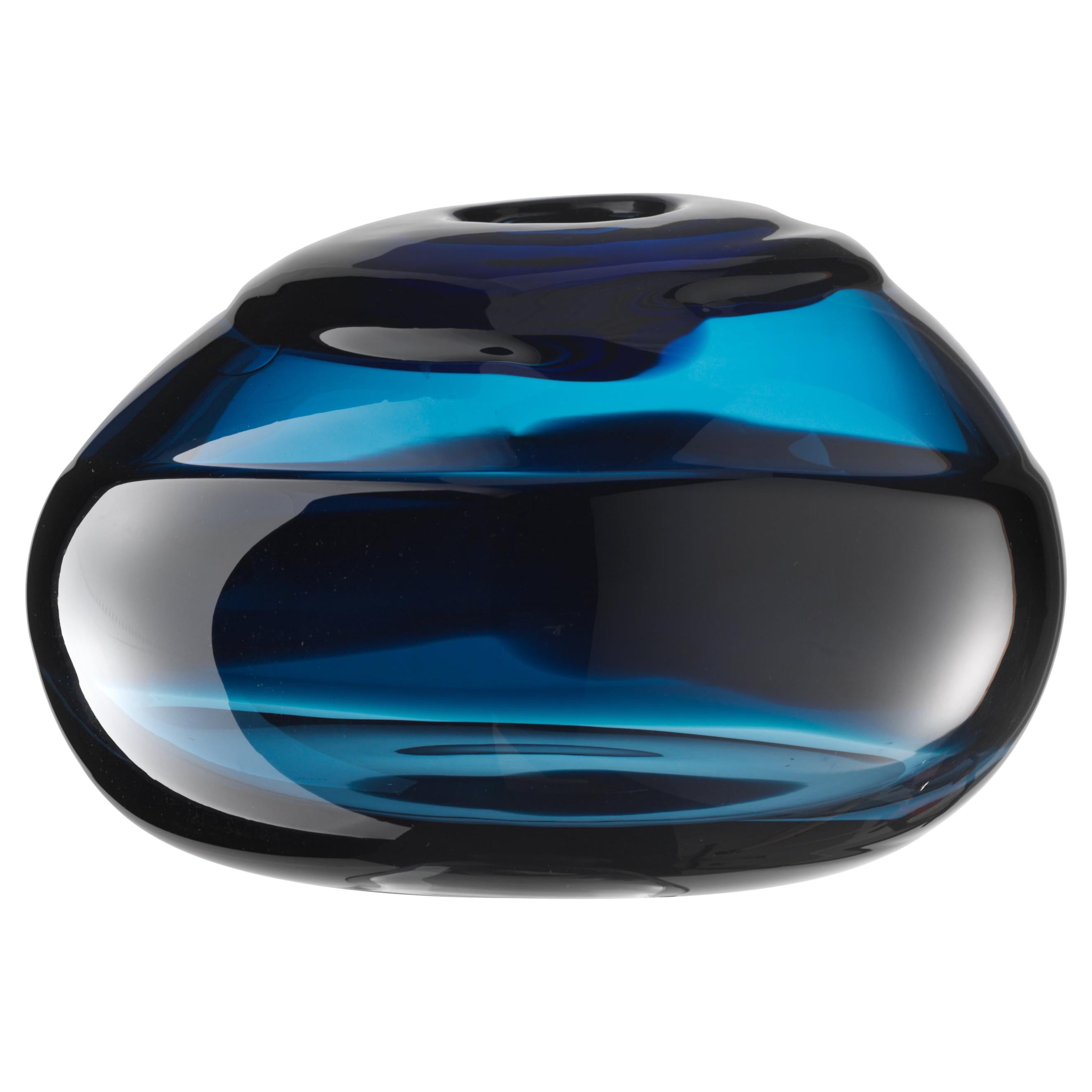 Blue (02386) Extra Large Sassi Bowls in Hand Blown Murano Glass by Luciano Gaspari