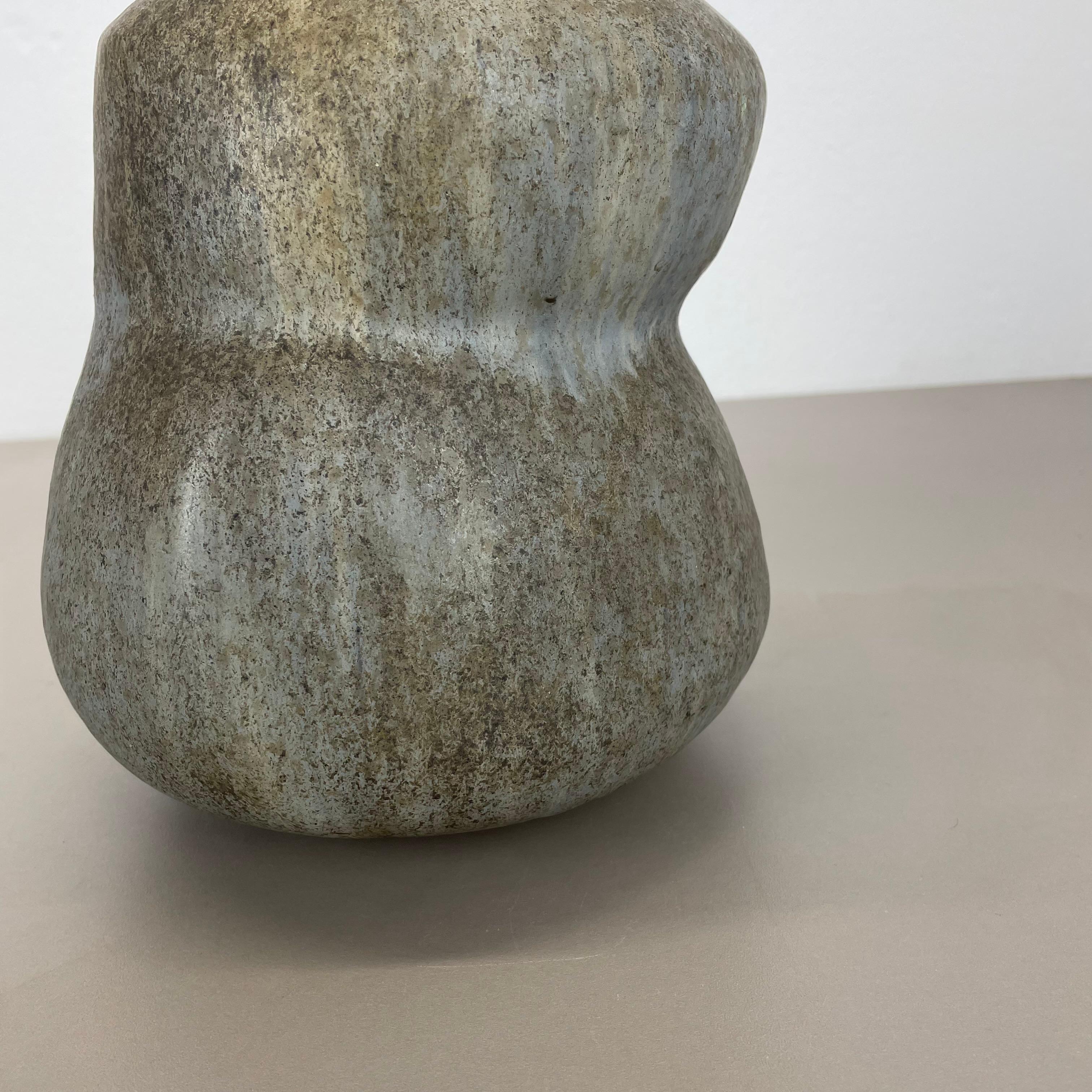 XL Sculptural Studio Pottery Vase Object, Otto Meier, Worpswede, Allemagne, années 1960 8