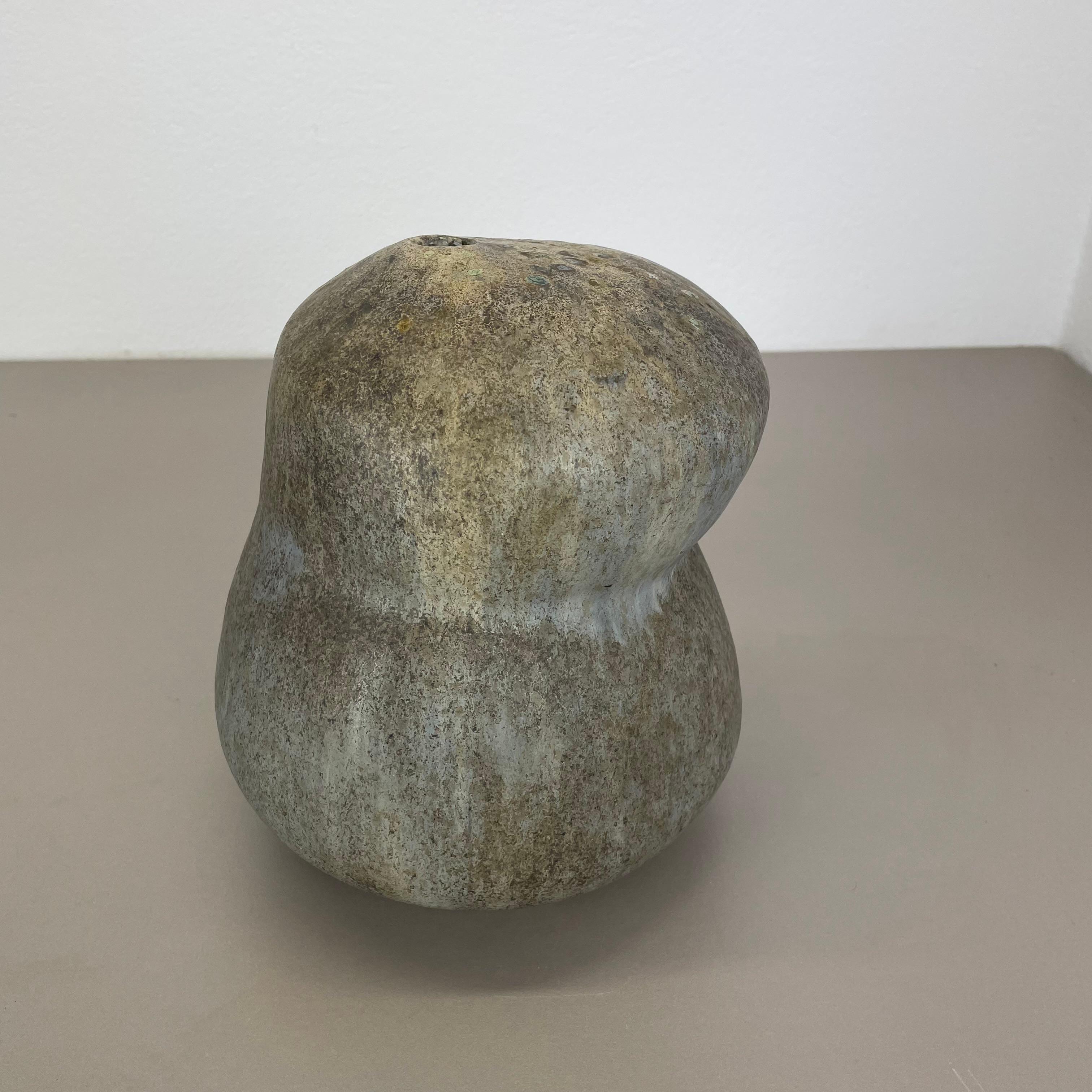 XL Sculptural Studio Pottery Vase Object, Otto Meier, Worpswede, Allemagne, années 1960 Bon état à Kirchlengern, DE