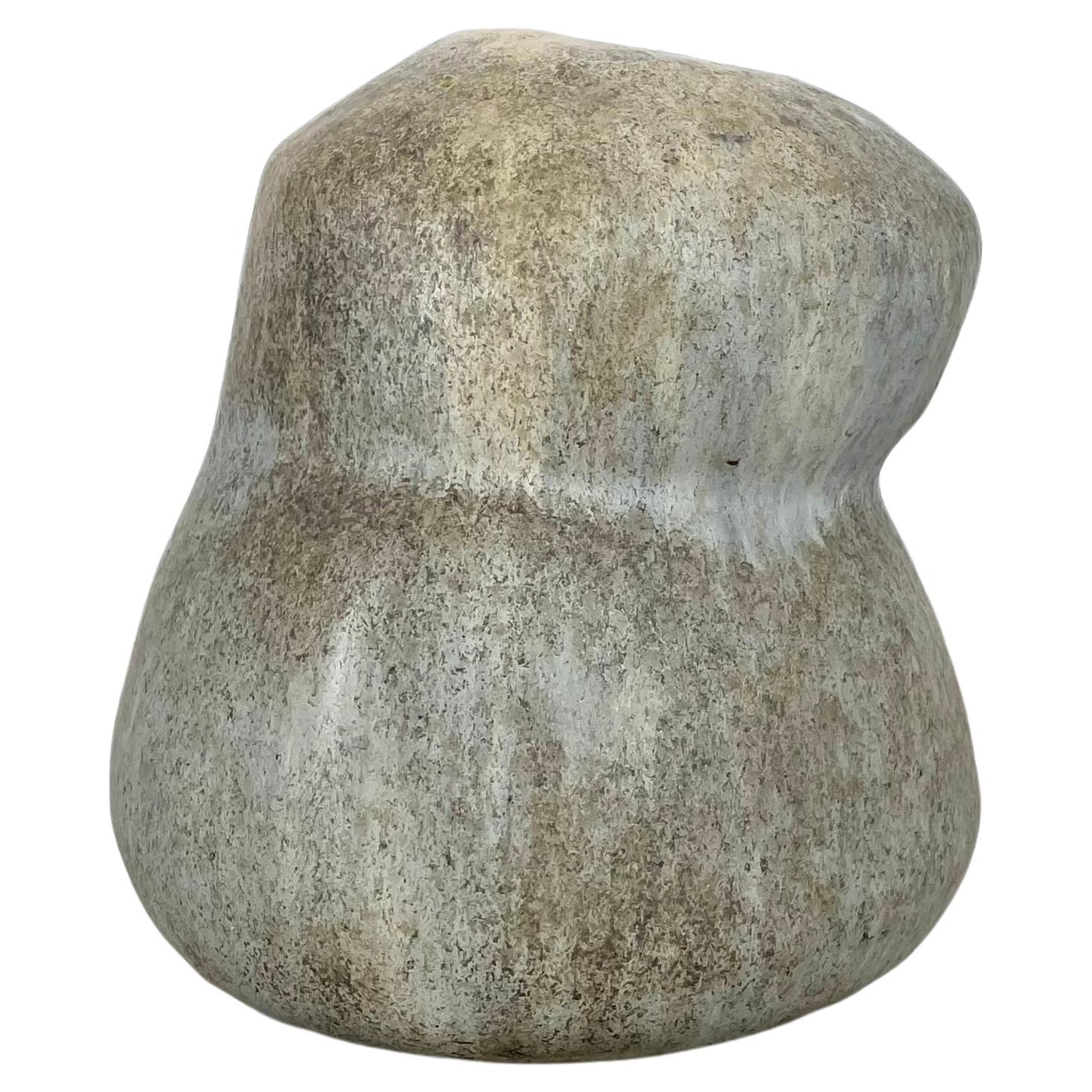 XL Sculptural Studio Pottery Vase Object, Otto Meier, Worpswede, Germany, 1960s For Sale