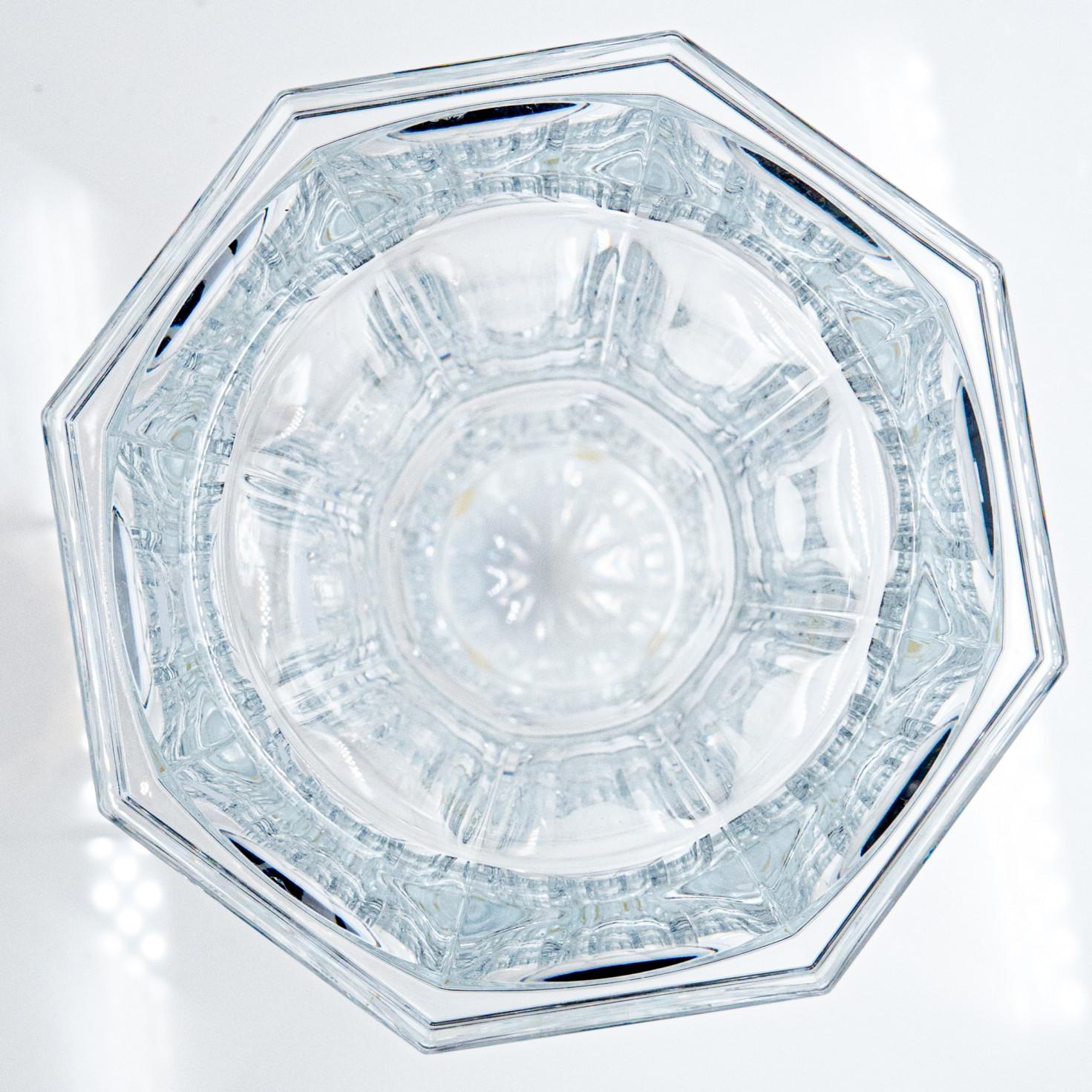 XL Set of 2 Large Saint Louis Vases, Deep Red Crystal, France For Sale 1