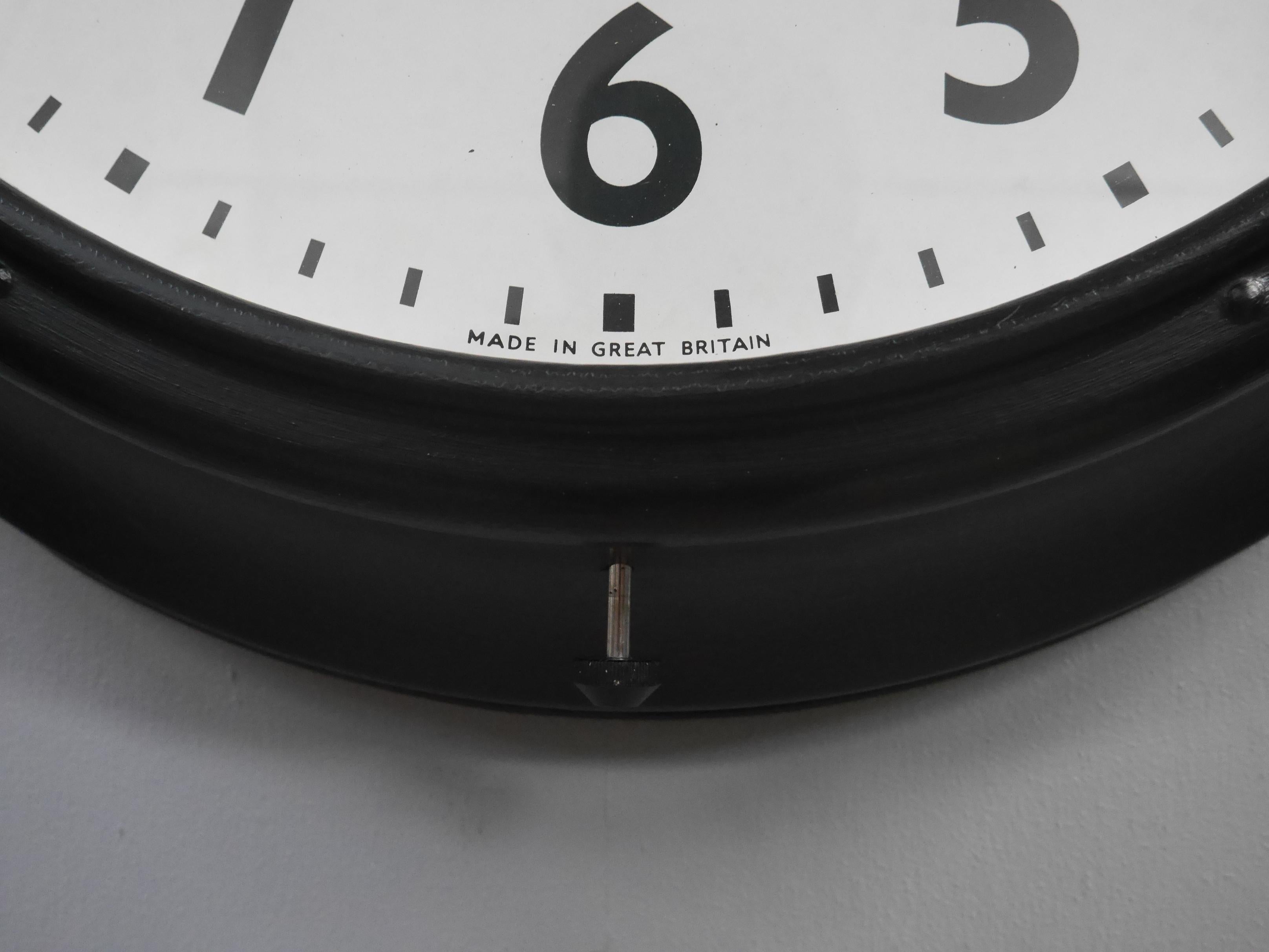 Industrial XL Smiths Factory Clock, C1940