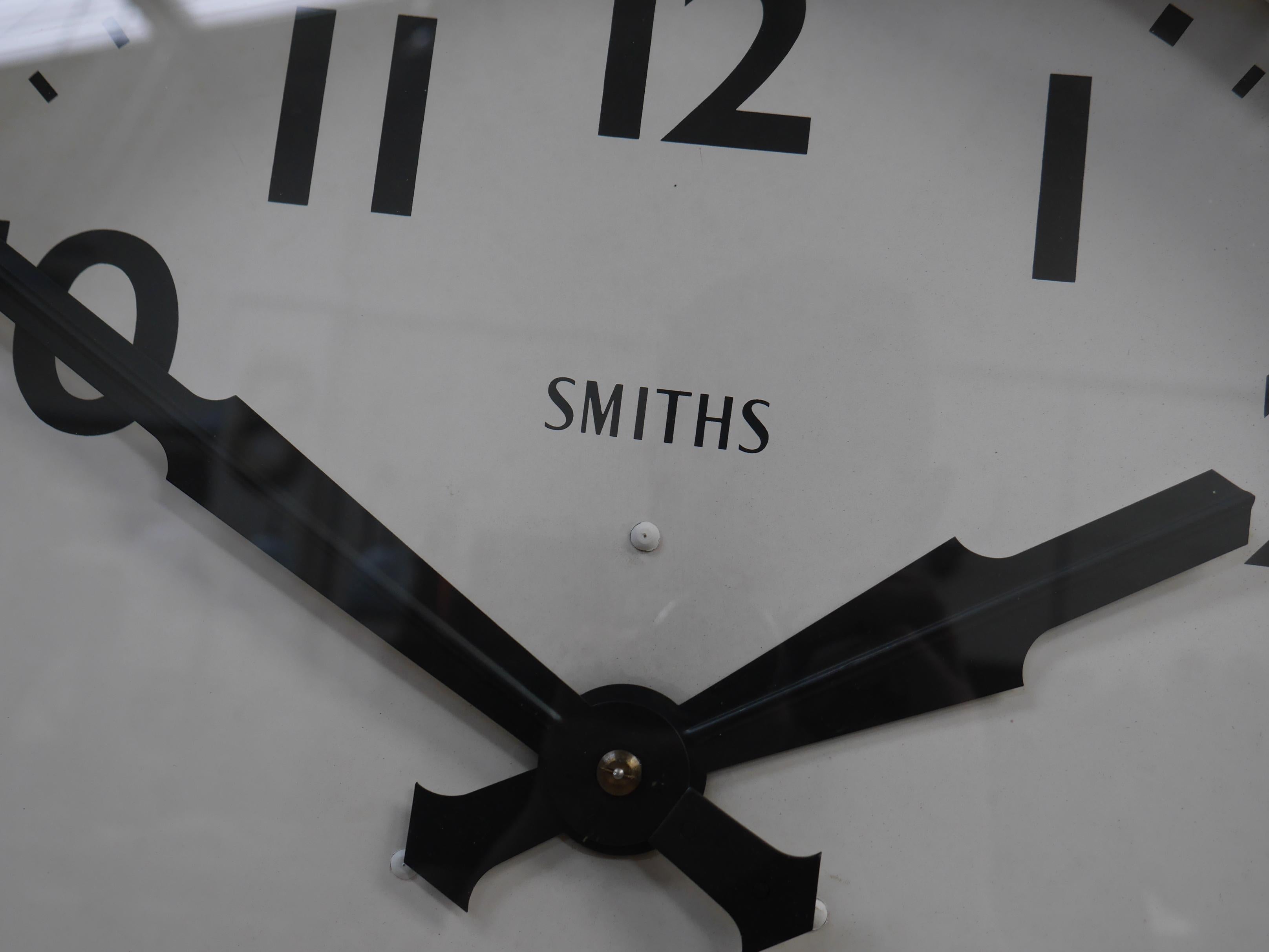 Metal XL Smiths Factory Clock, C1940