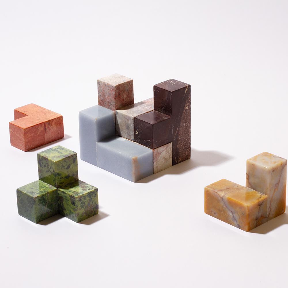 Peruviano Puzzle di pietre preziose XL Soma Cube 3D