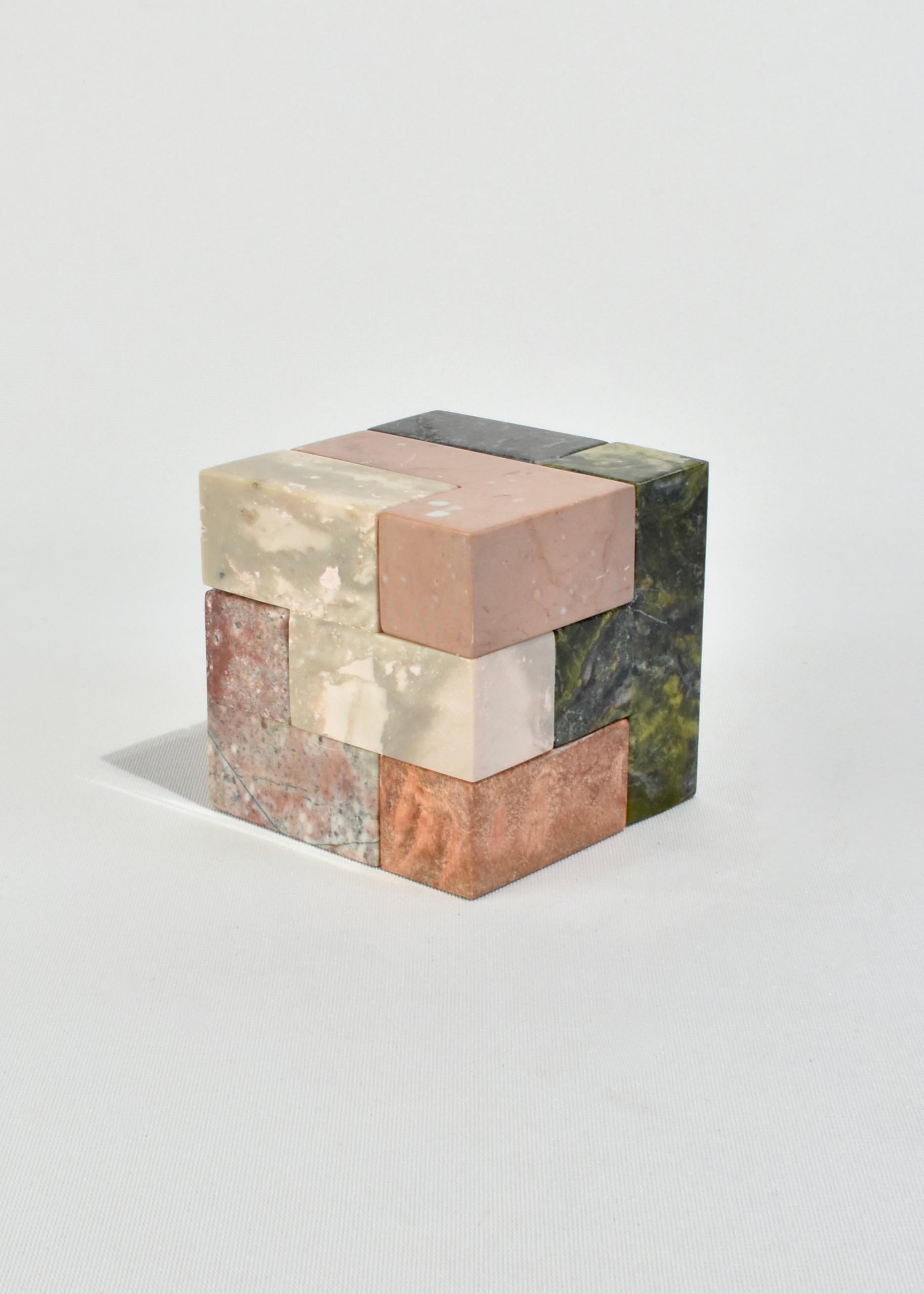 Péruvien Sculpture cube Soma XL en vente
