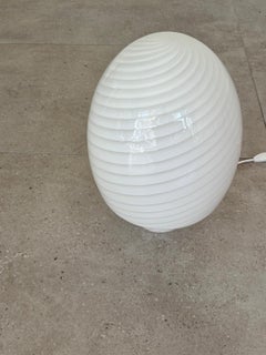 XL Swirl Murano Glass Mushroom Lamp, Italy, 1970s