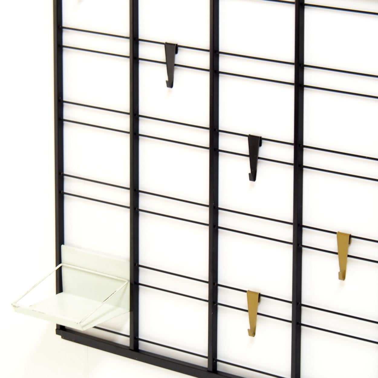 XL ‘Toonladder’ Coat Rack byTjerk Reijenga for Pilastro, 1950s, The Netherlands For Sale 1