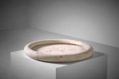 XL Travertine center piece “Voltero” by Up&Up, Italy 1970