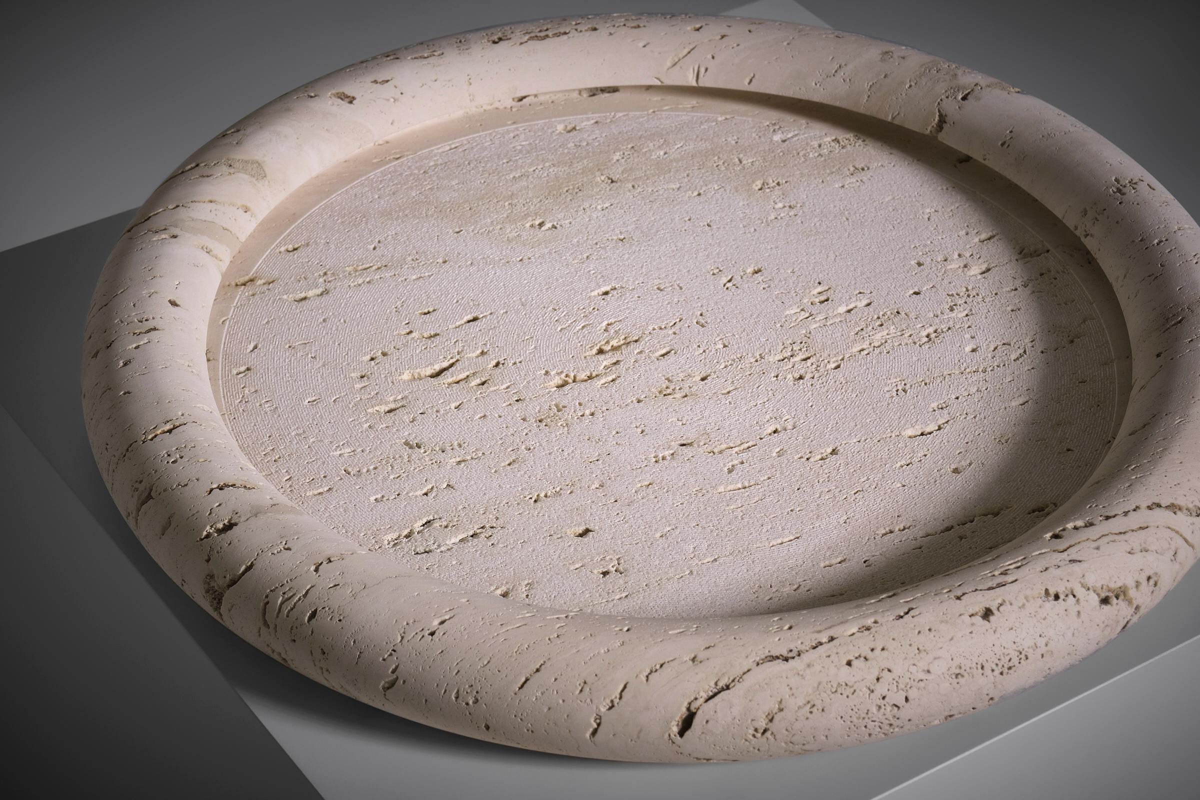 Italiano XL Centrotavola in travertino 