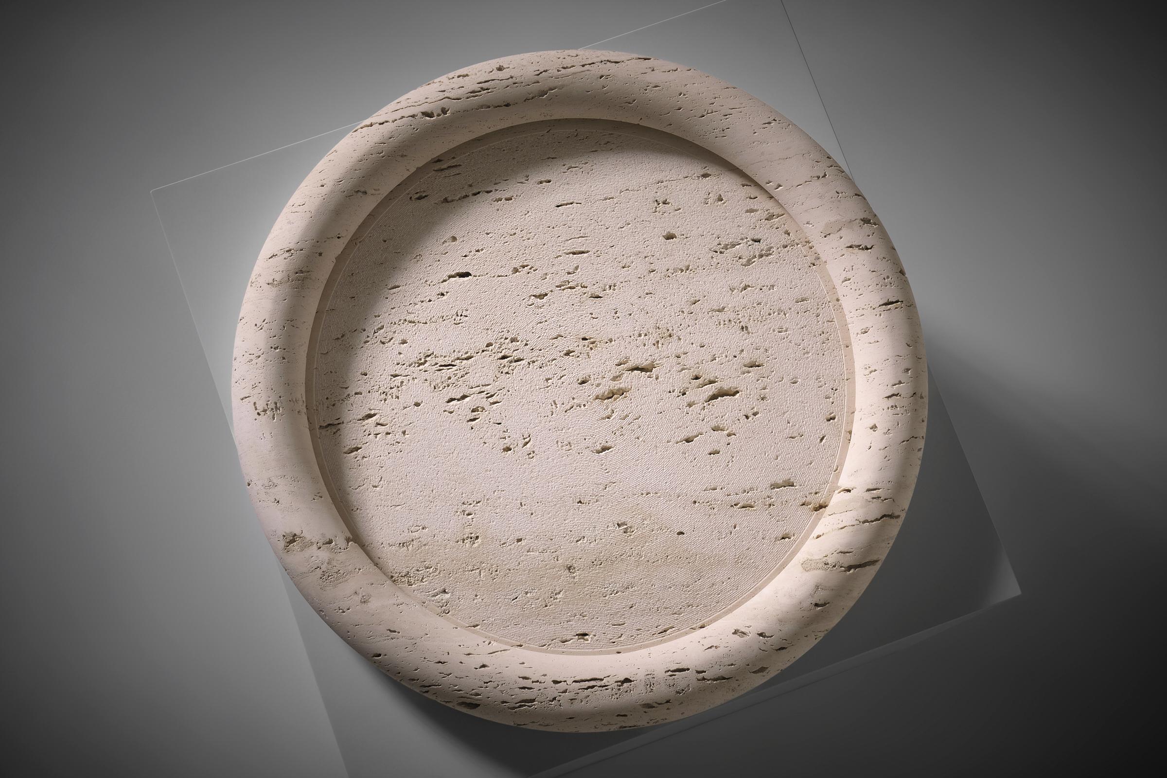 Travertino XL Centrotavola in travertino 