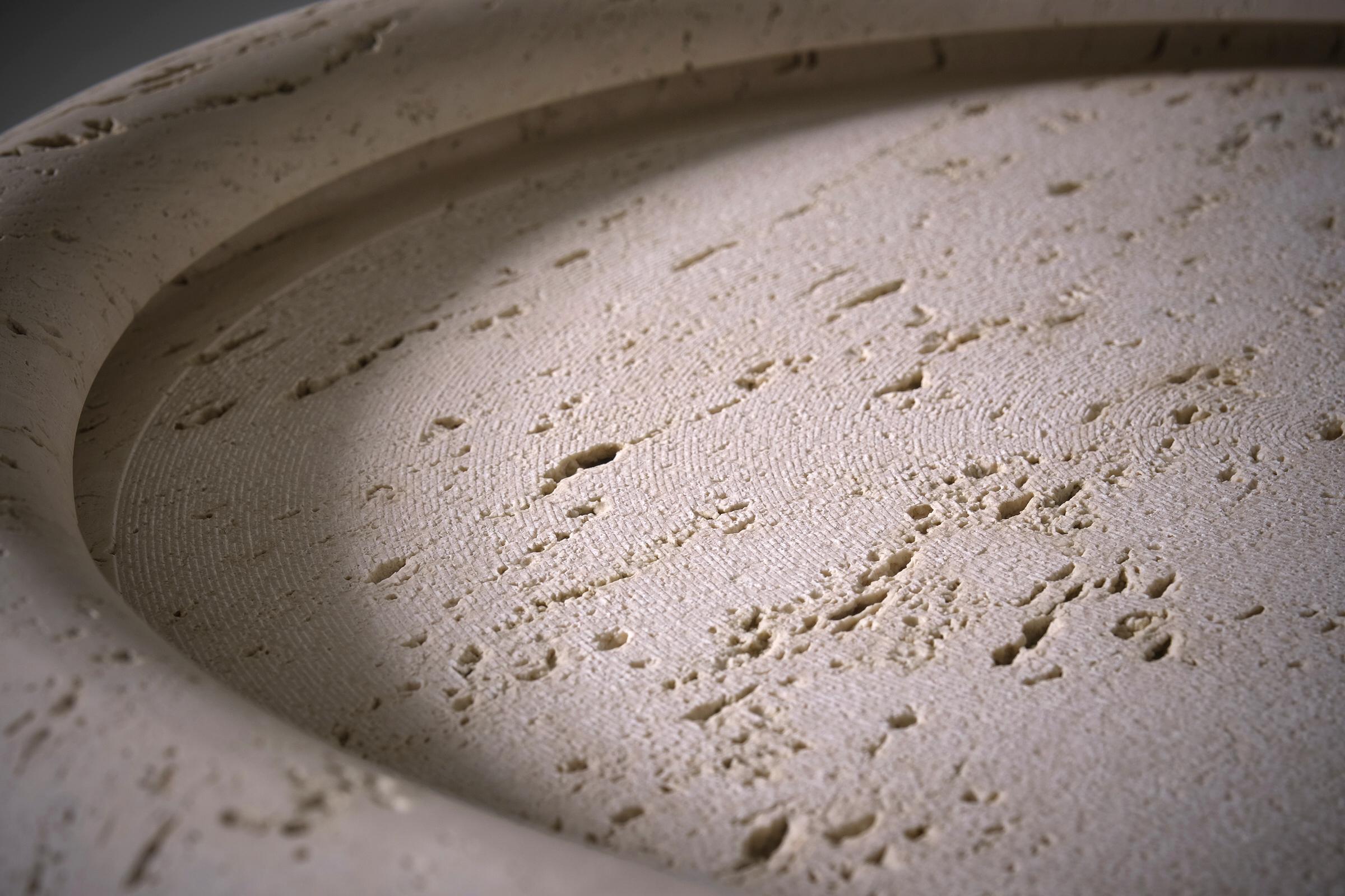 XL Centrotavola in travertino 