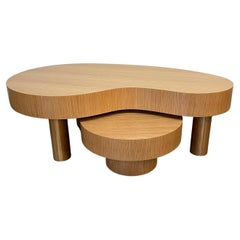 XL version Kidney two tiered coffee table set