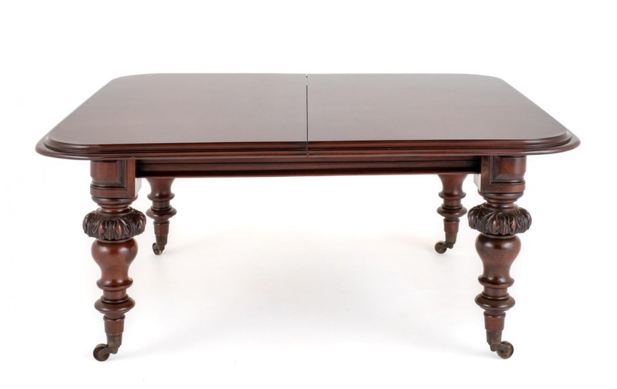 XL Victorian Dining Table Mahogany Extending 20 Seater, 1850 4